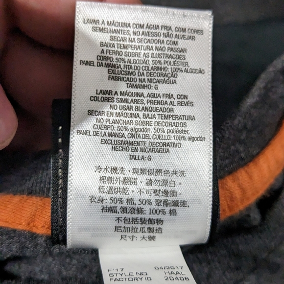 2017 Harley Davidson long sleeve shirt -size L - Picture 7 of 9